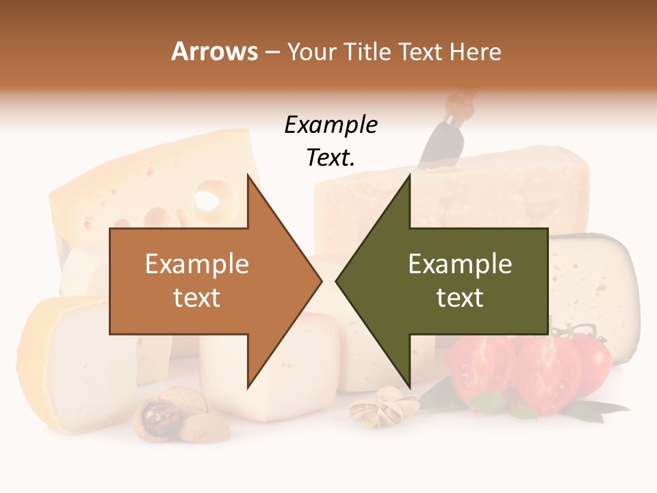 Colore Rosso Pecorino Alimentazione PowerPoint Template