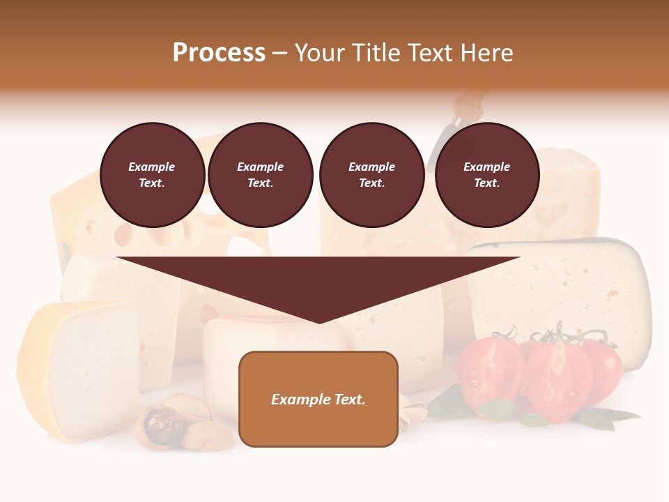 Colore Rosso Pecorino Alimentazione PowerPoint Template