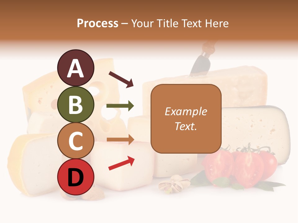 Colore Rosso Pecorino Alimentazione PowerPoint Template