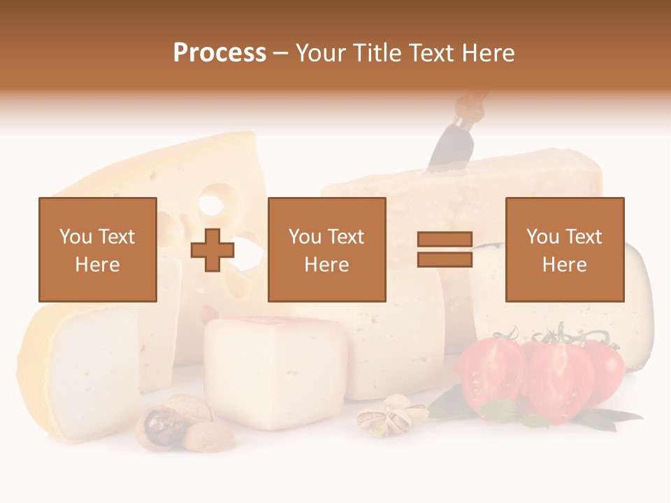 Colore Rosso Pecorino Alimentazione PowerPoint Template