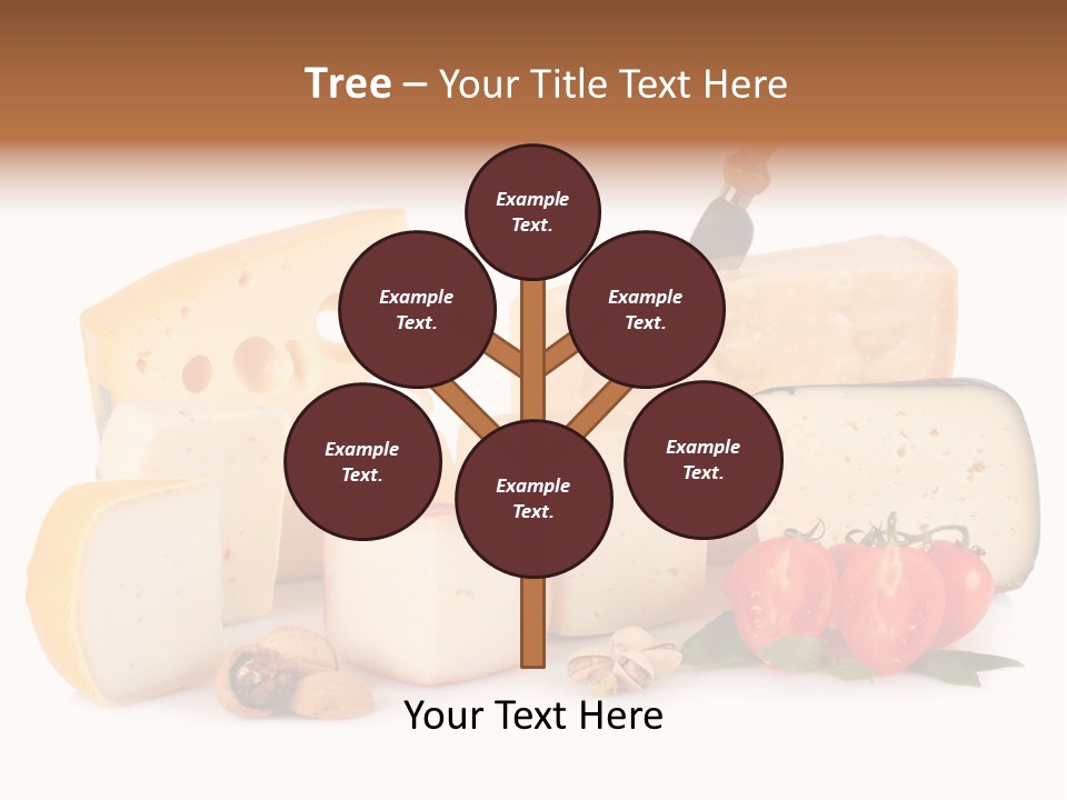 Colore Rosso Pecorino Alimentazione PowerPoint Template