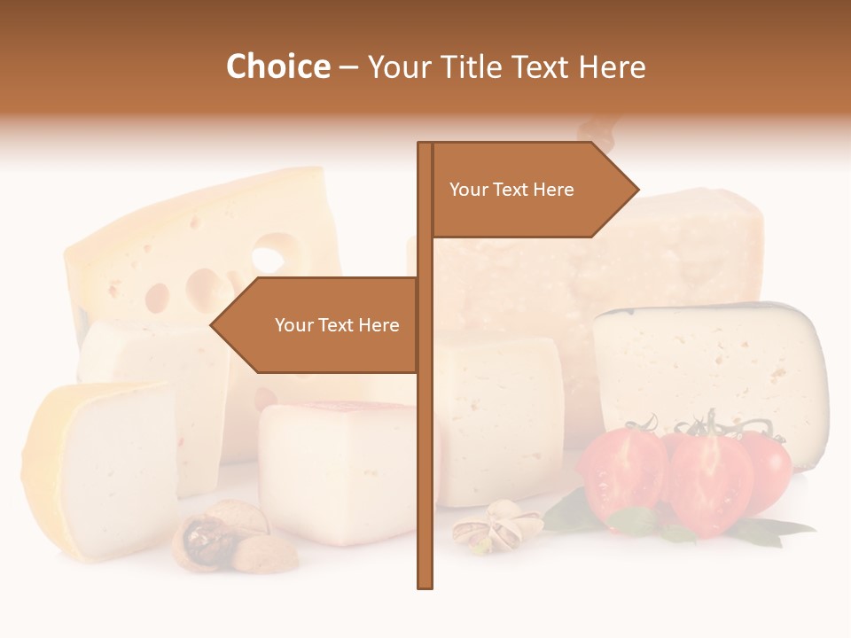 Colore Rosso Pecorino Alimentazione PowerPoint Template