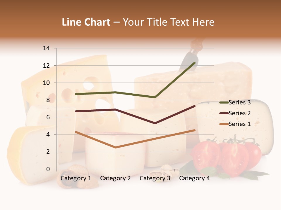 Colore Rosso Pecorino Alimentazione PowerPoint Template