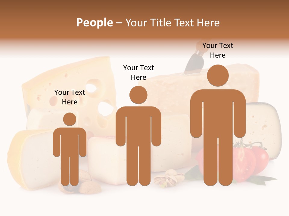 Colore Rosso Pecorino Alimentazione PowerPoint Template