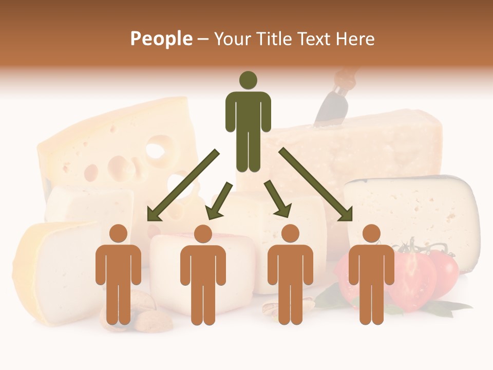 Colore Rosso Pecorino Alimentazione PowerPoint Template