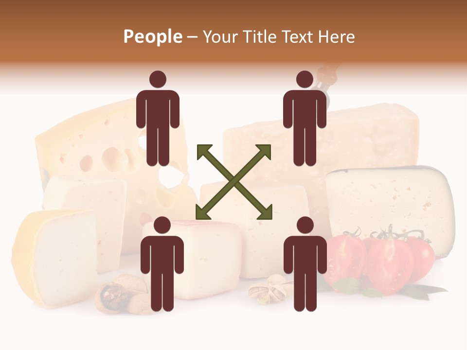 Colore Rosso Pecorino Alimentazione PowerPoint Template