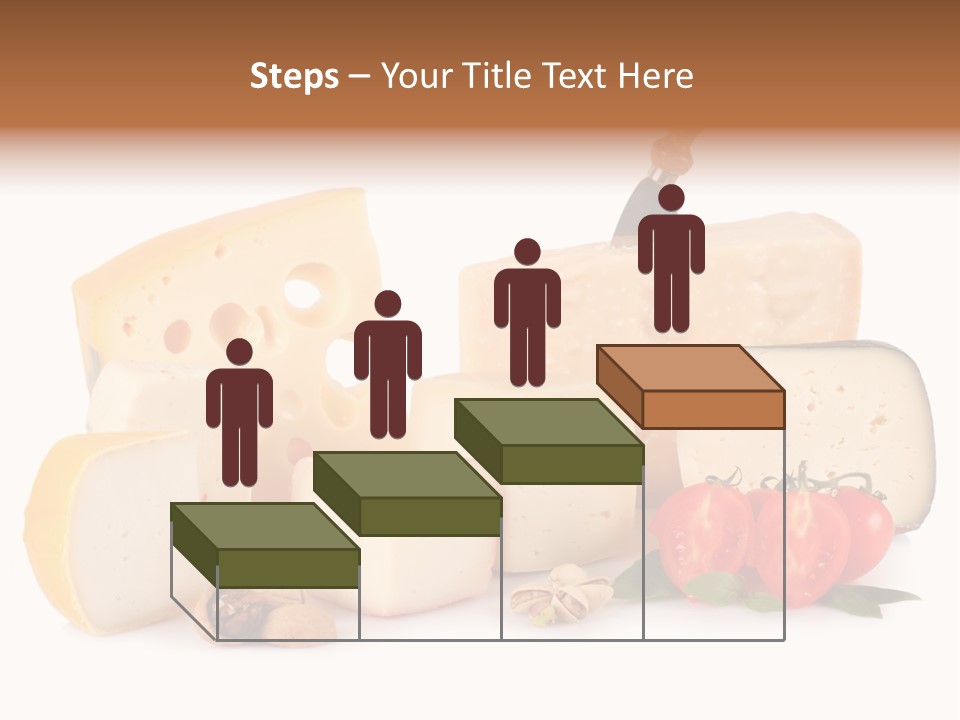 Colore Rosso Pecorino Alimentazione PowerPoint Template