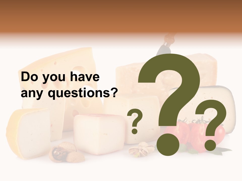 Colore Rosso Pecorino Alimentazione PowerPoint Template