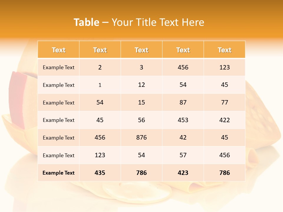 Roquefort Chopped Soft PowerPoint Template