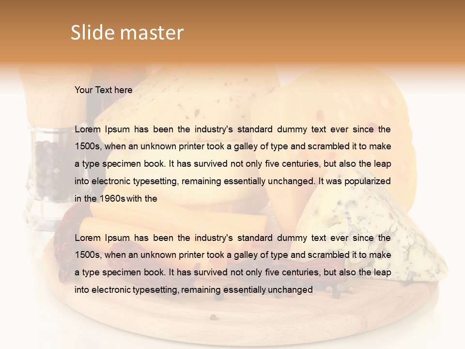 Isolated Chopped Dutch PowerPoint Template