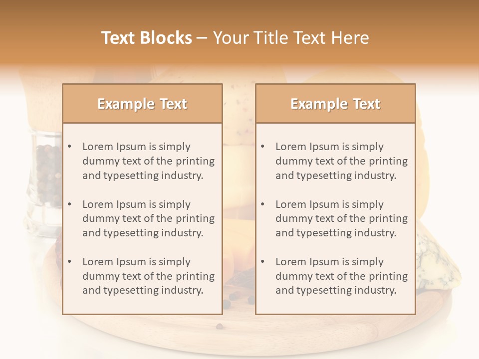 Isolated Chopped Dutch PowerPoint Template