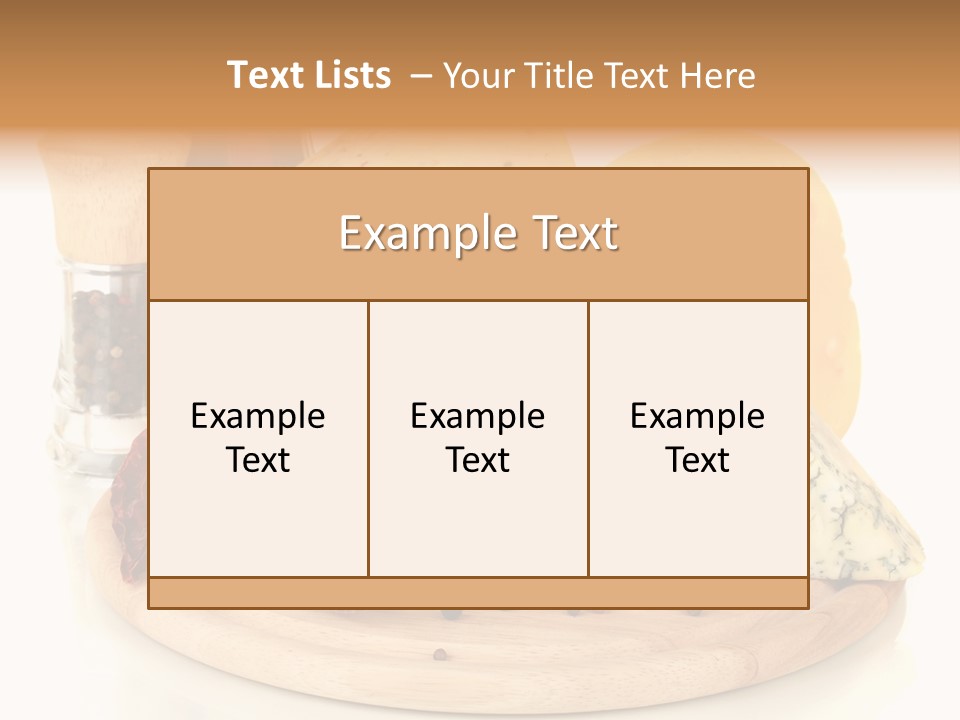 Isolated Chopped Dutch PowerPoint Template