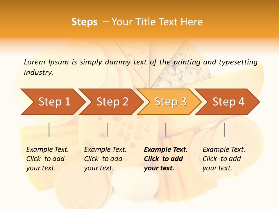 Mozzarella Group Variation PowerPoint Template