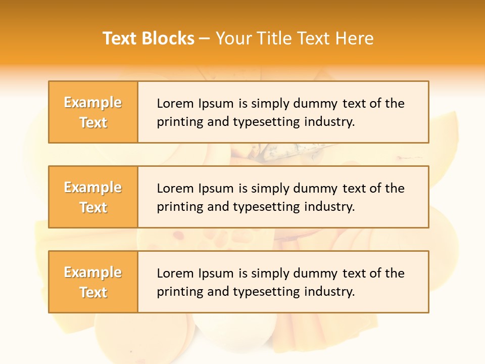 Mozzarella Group Variation PowerPoint Template