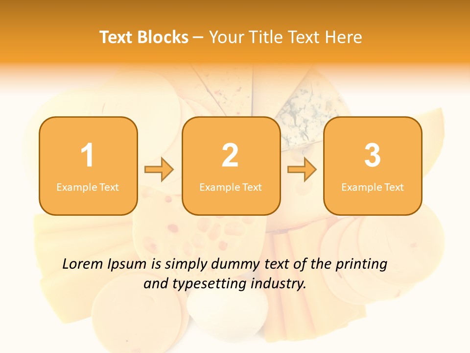 Mozzarella Group Variation PowerPoint Template