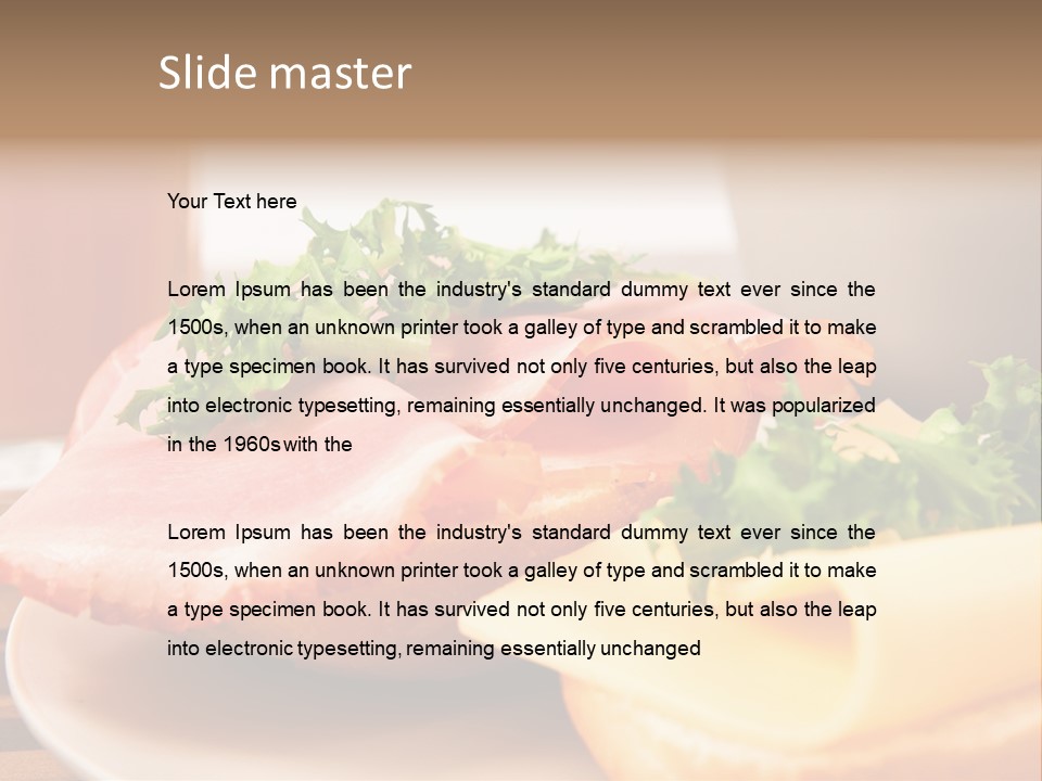 Start Weizenbr Cafe PowerPoint Template