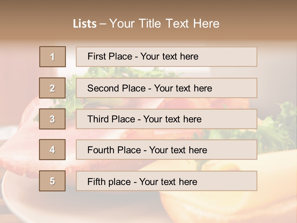 Start Weizenbr Cafe PowerPoint Template