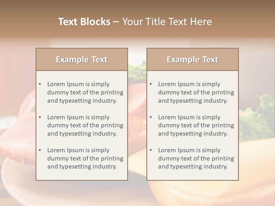 Start Weizenbr Cafe PowerPoint Template