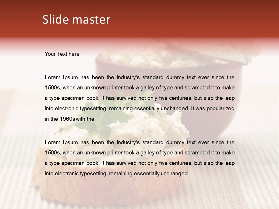 Healthy Eating Smear PowerPoint Template