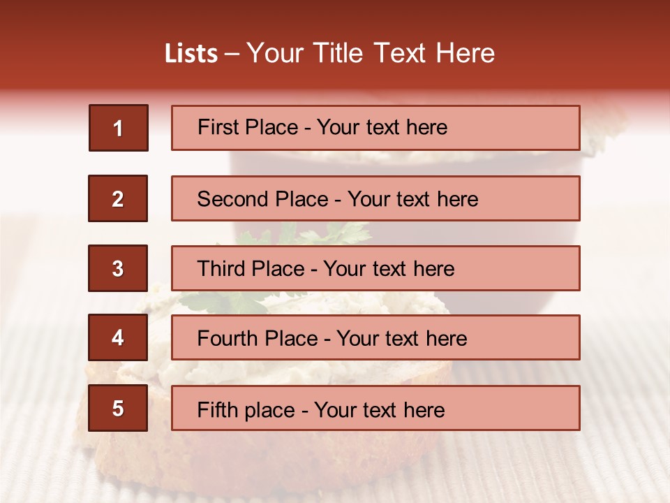 Healthy Eating Smear PowerPoint Template