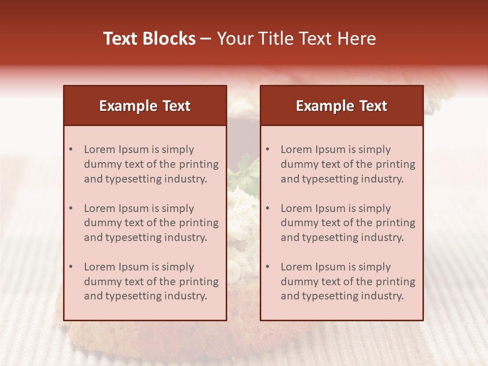 Healthy Eating Smear PowerPoint Template