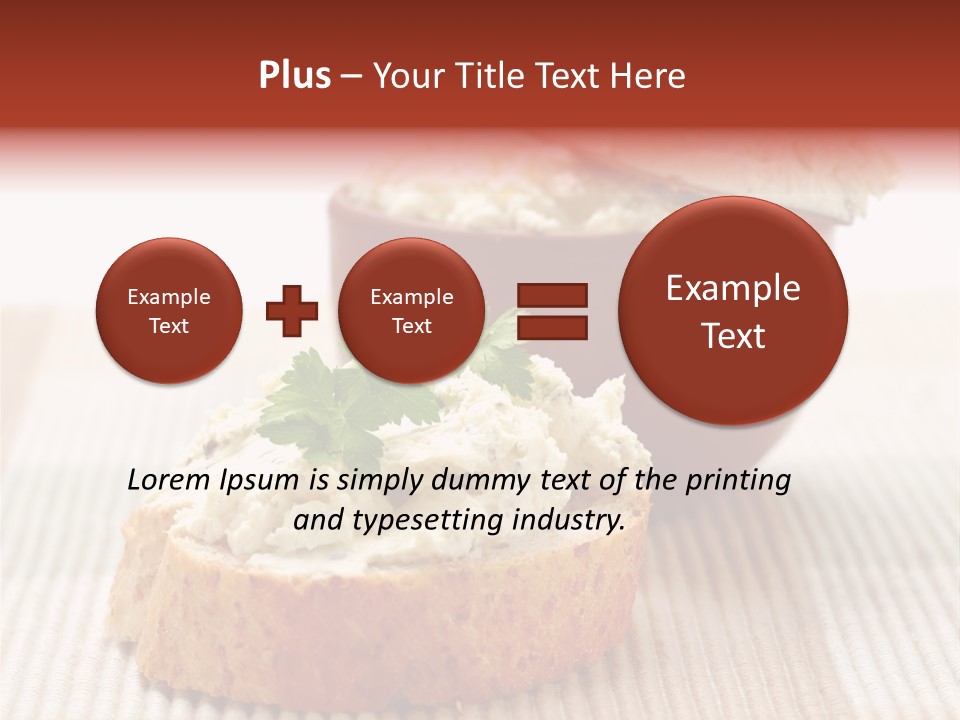 Healthy Eating Smear PowerPoint Template