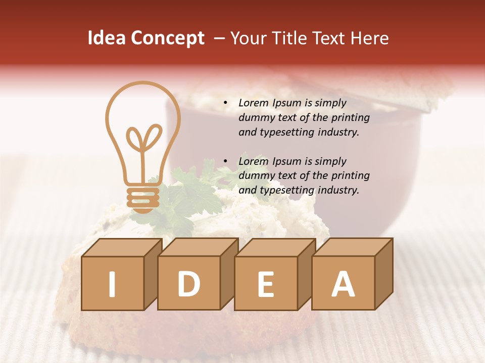 Healthy Eating Smear PowerPoint Template