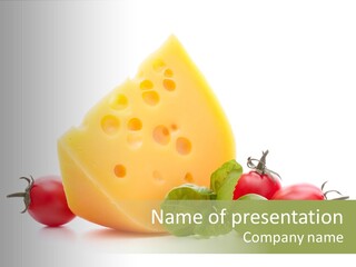 Healthy Orange Slice PowerPoint Template