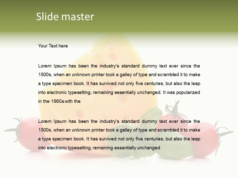 Healthy Orange Slice PowerPoint Template