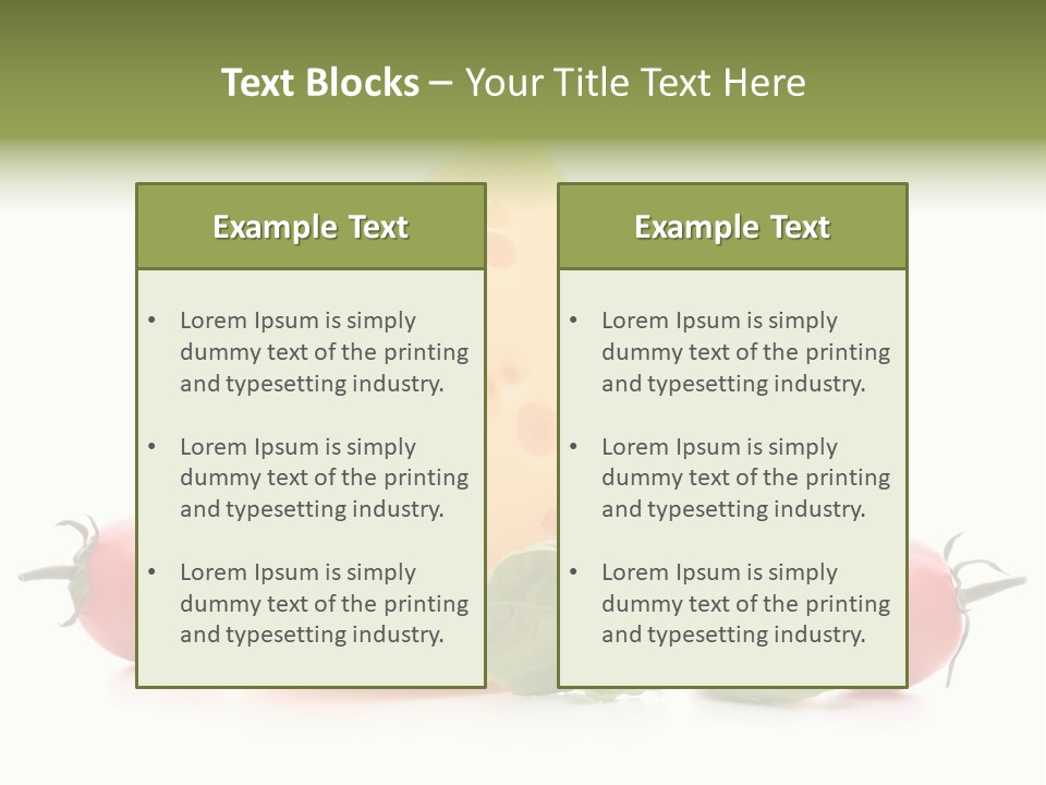 Healthy Orange Slice PowerPoint Template