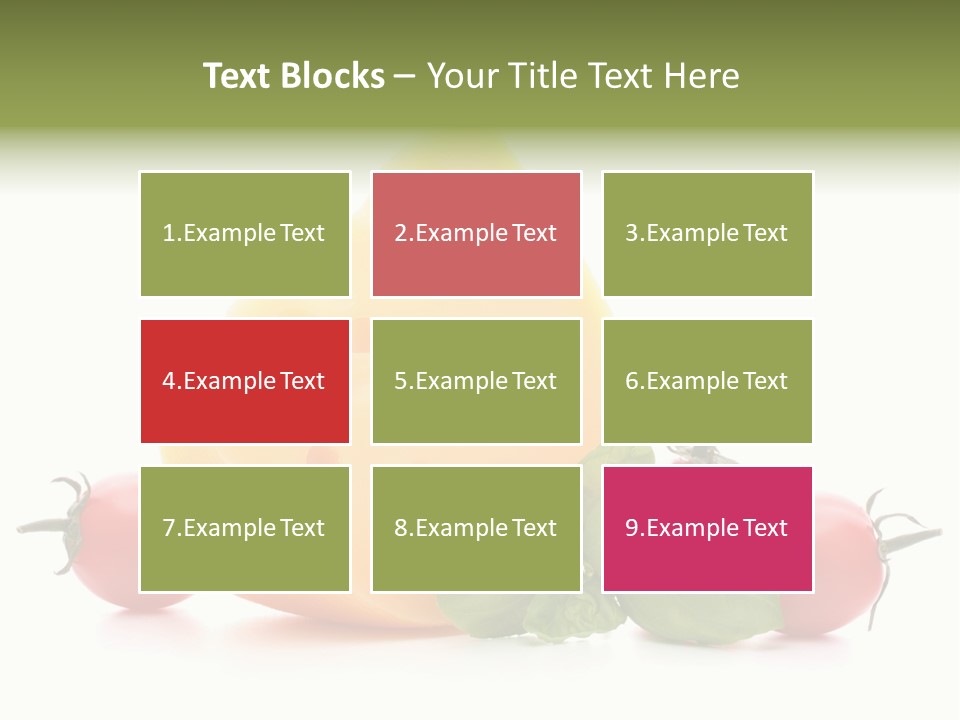 Healthy Orange Slice PowerPoint Template