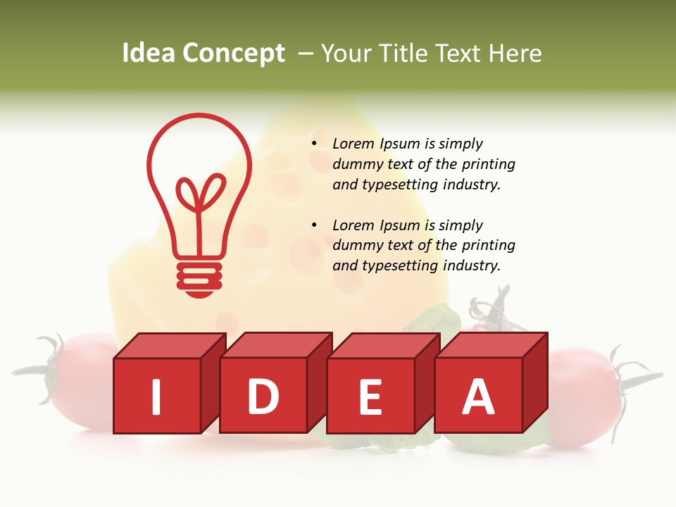 Healthy Orange Slice PowerPoint Template