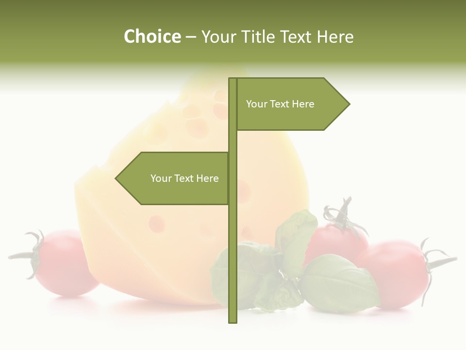 Healthy Orange Slice PowerPoint Template