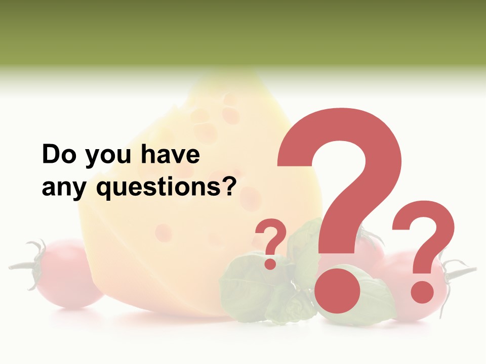 Healthy Orange Slice PowerPoint Template