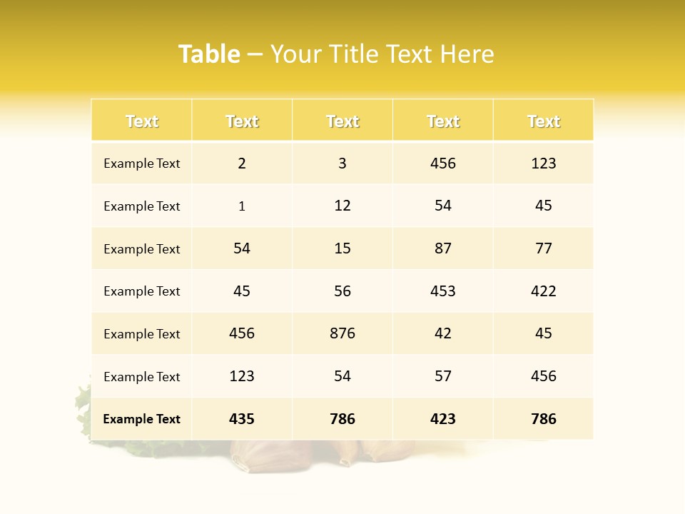 Pomidor Restauracja Stos PowerPoint Template