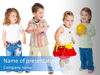 Fun Happiness Toy PowerPoint Template