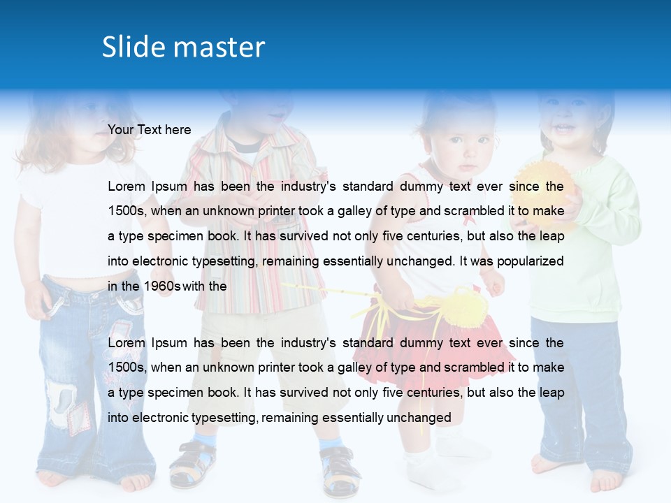 Fun Happiness Toy PowerPoint Template