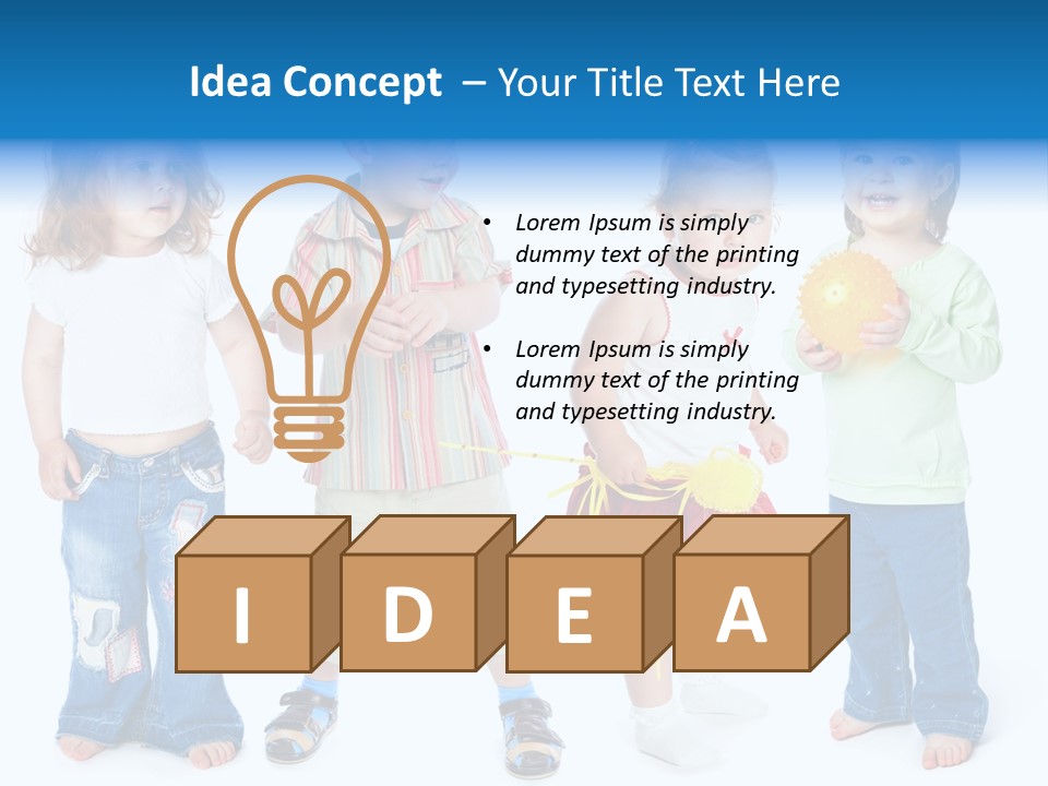 Fun Happiness Toy PowerPoint Template