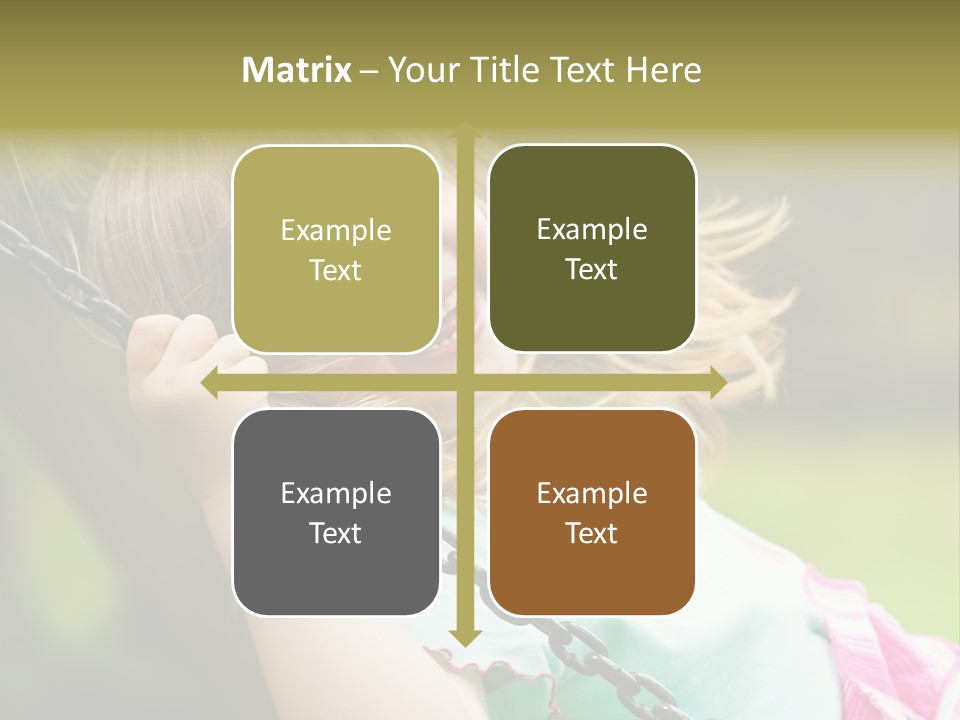 Fliegen Familie Landschaft PowerPoint Template