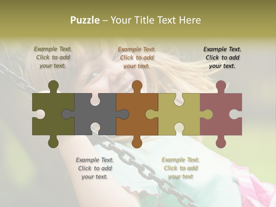 Fliegen Familie Landschaft PowerPoint Template