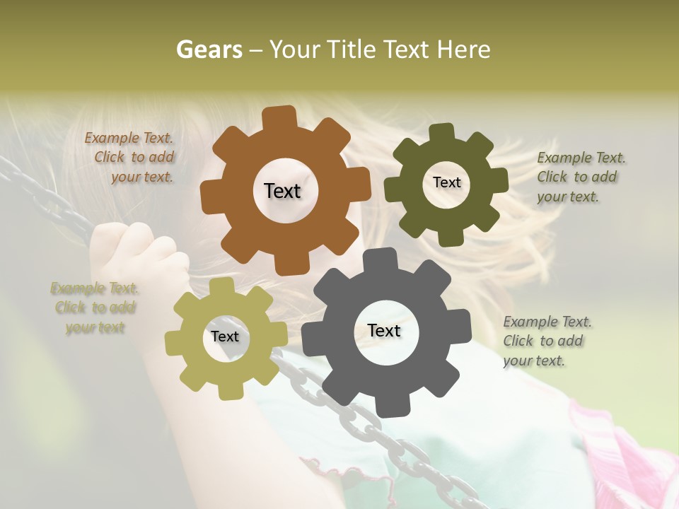 Fliegen Familie Landschaft PowerPoint Template