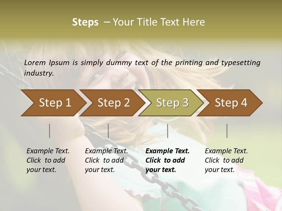 Fliegen Familie Landschaft PowerPoint Template