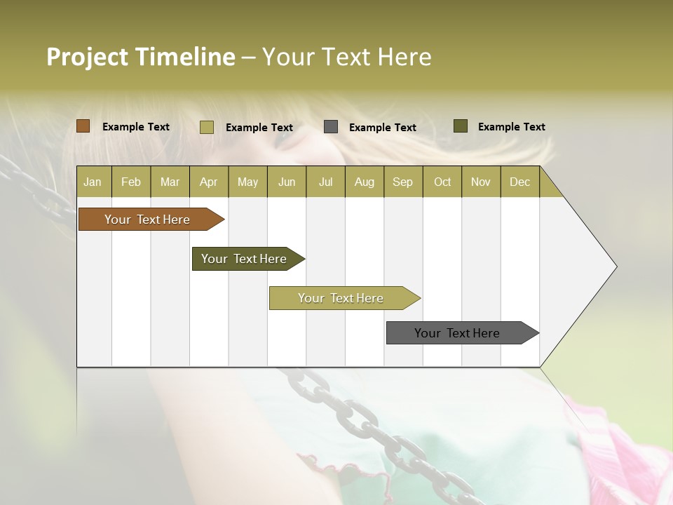 Fliegen Familie Landschaft PowerPoint Template