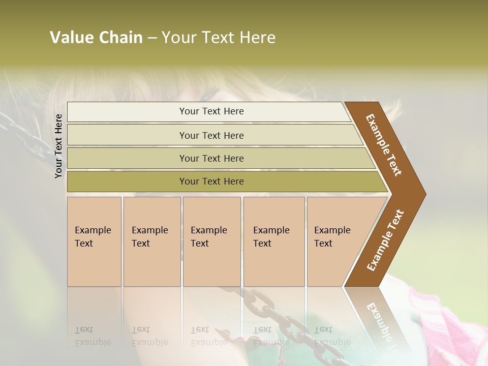 Fliegen Familie Landschaft PowerPoint Template