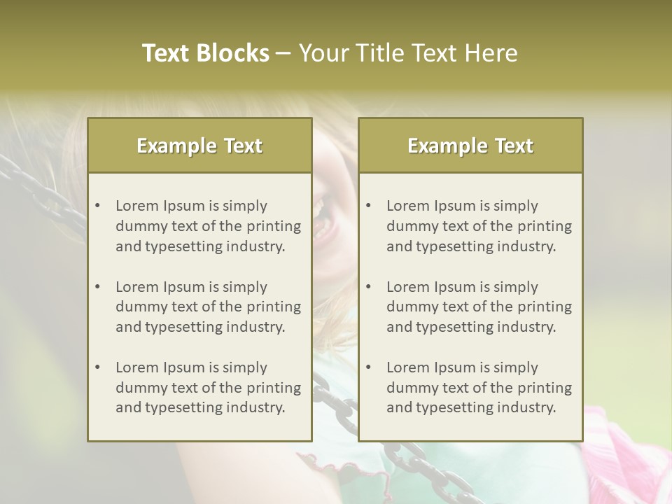 Fliegen Familie Landschaft PowerPoint Template