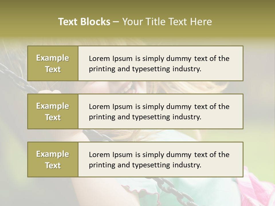Fliegen Familie Landschaft PowerPoint Template