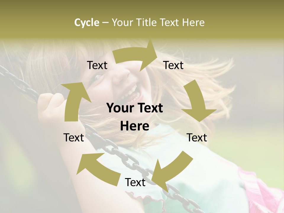 Fliegen Familie Landschaft PowerPoint Template