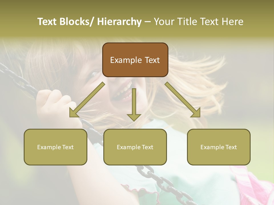 Fliegen Familie Landschaft PowerPoint Template