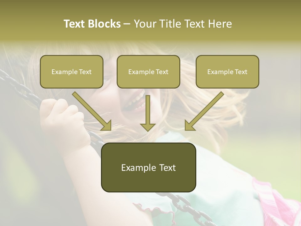Fliegen Familie Landschaft PowerPoint Template