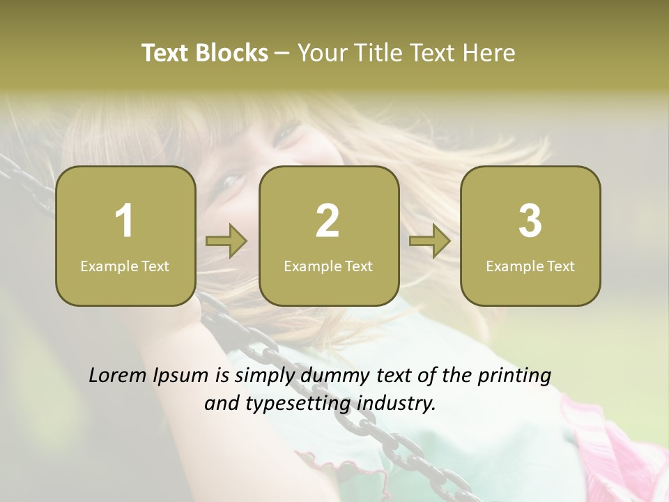 Fliegen Familie Landschaft PowerPoint Template